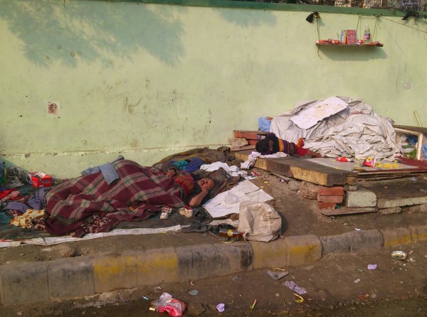 A South Delhi street scene